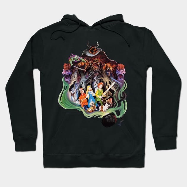 Black Cauldron Movie Poster Hoodie by bwoody730